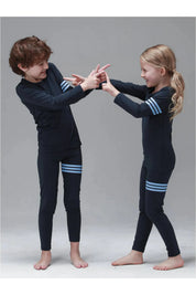 Baby/Toddler/Kid Fleece Lined Soft Thermal Pajamas (Navy)